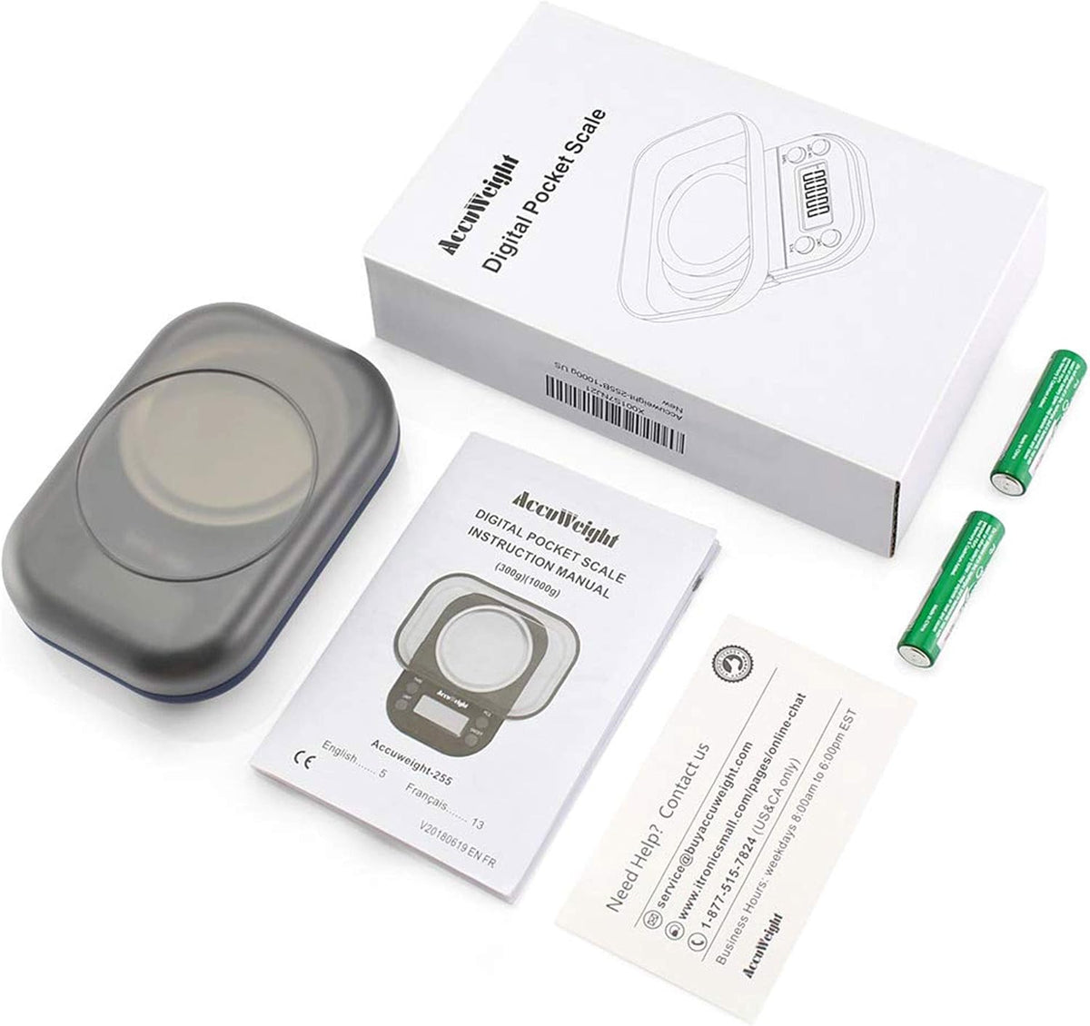 Digital Gram Scale with 300g/0.01g Small Pocket Coffee Scale with High Accuracy, Jewelry Scale with Tare and Calibration for Kitchen Food Scale