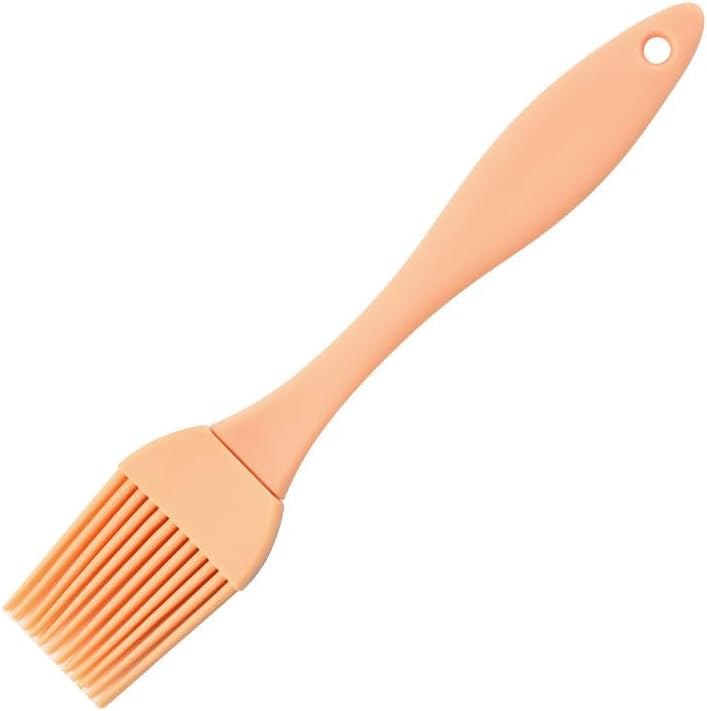 Silicone Oil Brush 4PCS Household Pouring Pastry Brush with Removable Head for Kitchen Cooking Baking Grilling Sauce Butter Marinade Blue Gray Pink Apricot