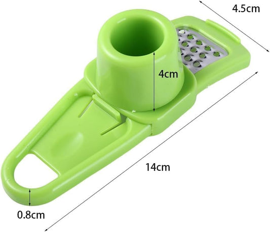 Green Multifunction Ginger Grater Tool Mini Grater Nutmeg Grinder Garlic, Kitchen Manual Fruit Vegetable Nuts Chopper Grinder Garlic Presses Kitchen Utensils and Gadgets, Graters