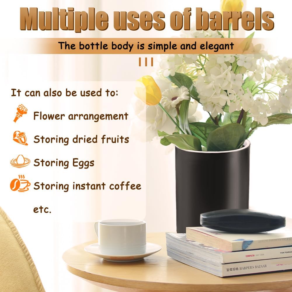 Kitchen Utensil Holder Tableware Storage Bucket, Spoon Chopsticks Fork Drain Rack Utensil Crock for Counter, Household 3-Format Tableware Drainer with Removable Divider and Wooden Base
