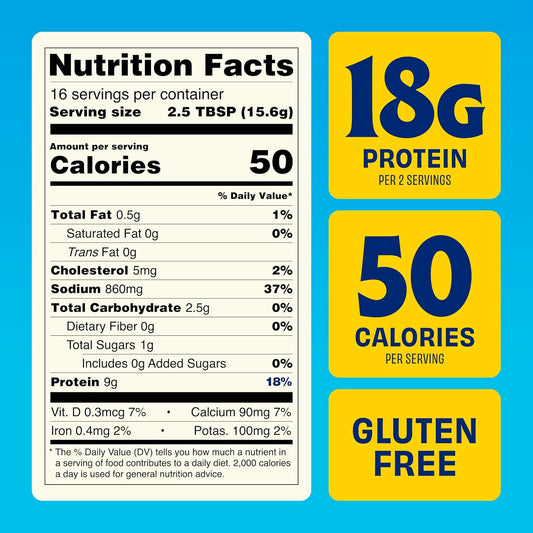 Protein Ranch Seasoning for Salad Dressings & Dips - Quick & Easy Ranch Dressing Mix | Turn Greek Yogurt or Cottage Cheese into Protein Ranch | Great with Veggies & Popcorn | Savory Protein Powder