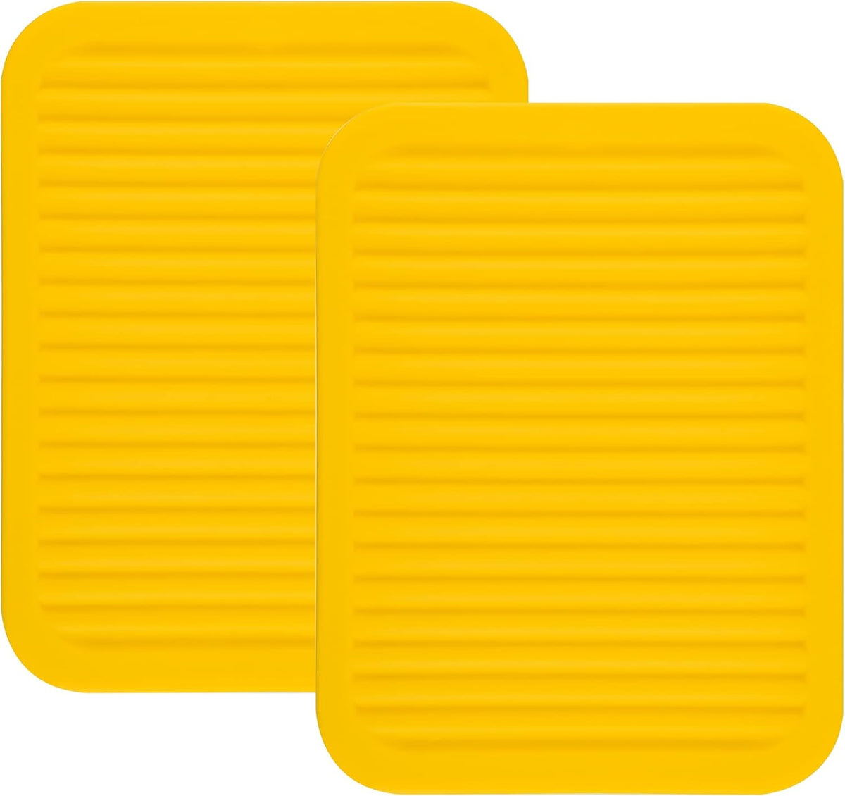Silicone Trivets Mats for Hot Dishes and Hot Pots, Hot Pads for Countertops, Tables, Pot Holders, Spoon Rest Small Drying Mats Set of 2 Many Colors for Your Choose (Teal)