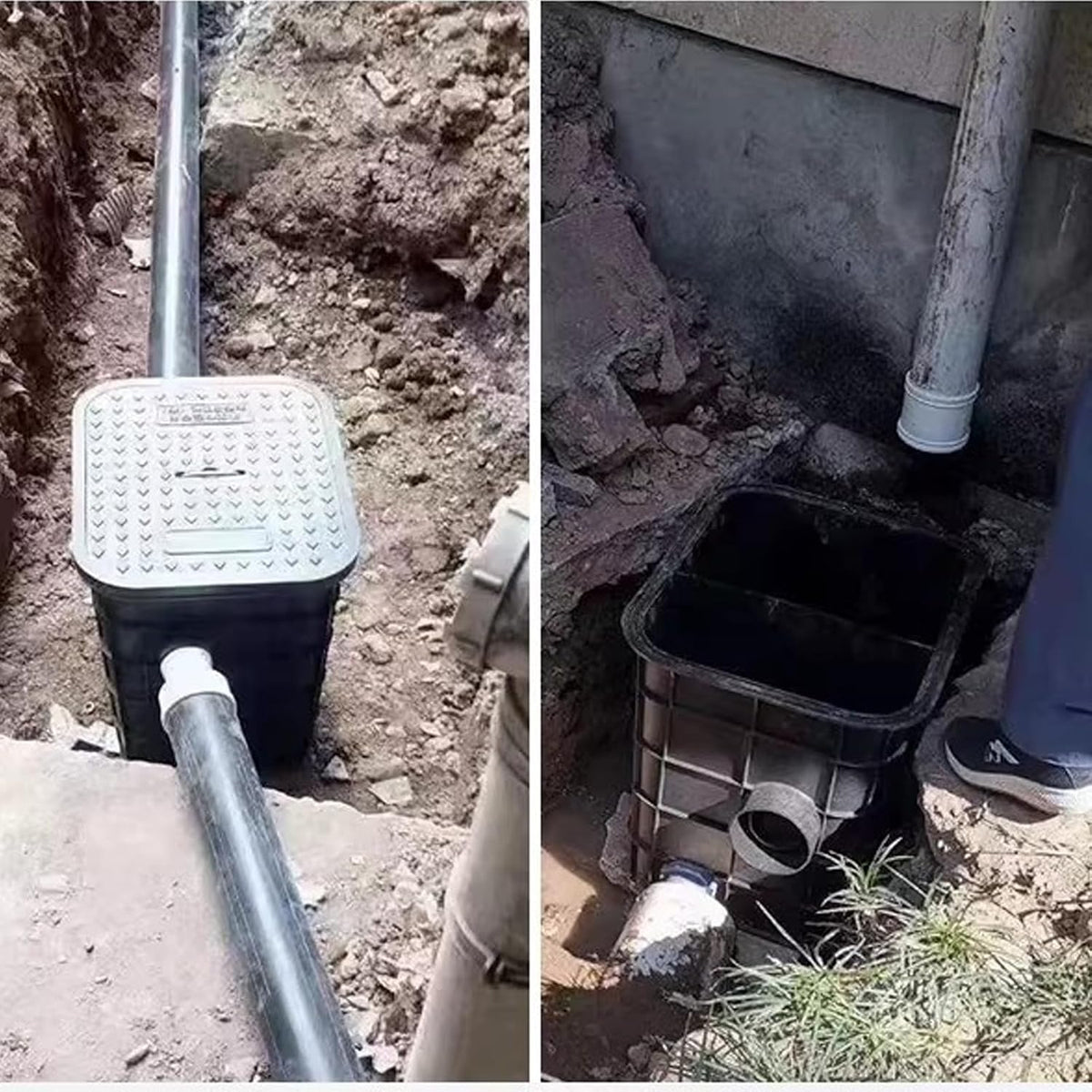 Grease Trap Commercial, Lightweight PE Plastic Grease (315-75/110)