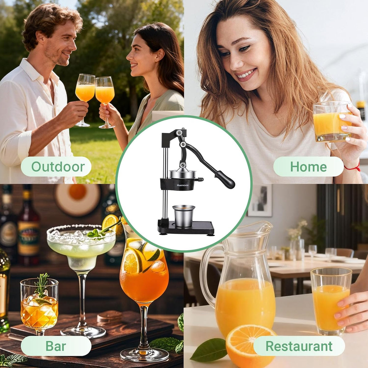 Cast Iron Manual Juicer For Orange Lemon Lime Pomegranate &Citrus