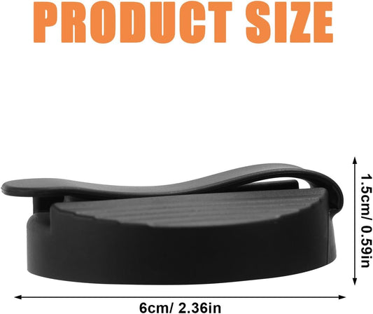 2pcs Silicone Replacement Lids for Good Seasons Salad Dressing Cruet Bottle | Black, Top Lids Leakproof & Airtight Fit, Compatible with Good Seasons Glass Cruet Container