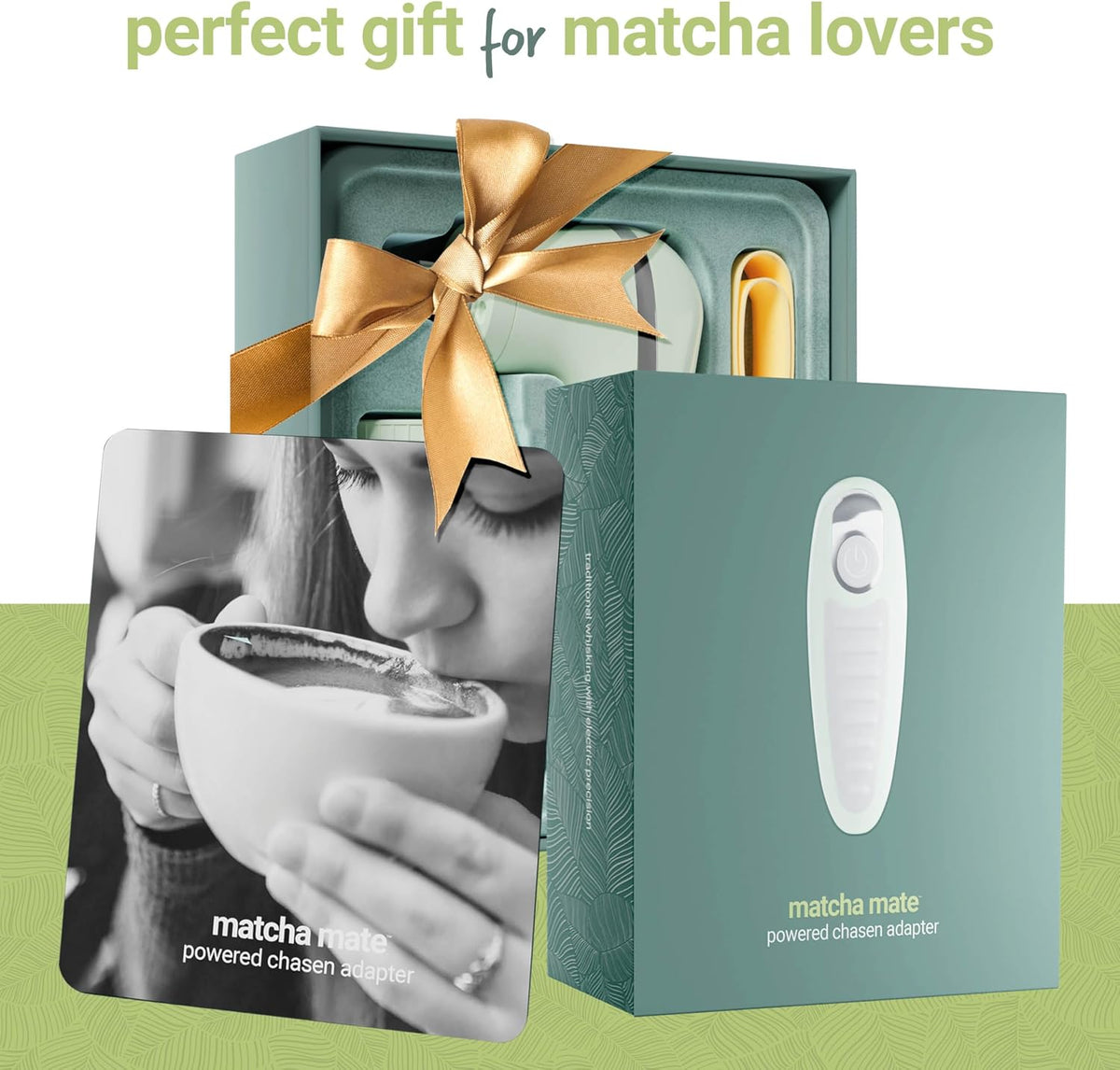 Matcha Whisk Set - (Chasen), Traditional Scoop (Chashaku), Tea Spoon