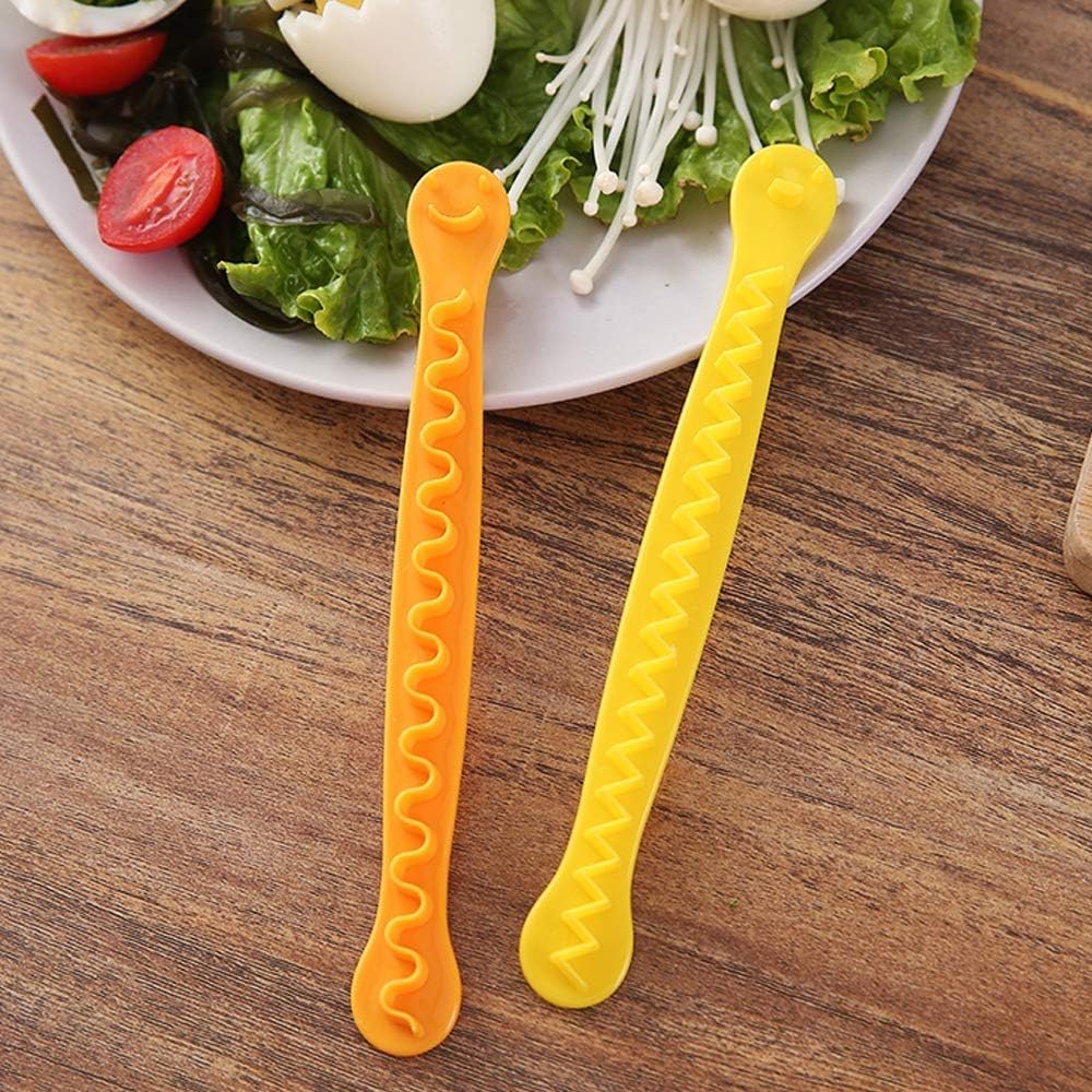 Boiled Egg Flower Cutter Slicer Set 2 Pack Cute Bento Box Food Shaper Tool | Food-grade PP plastic, 2-pack flower shapes, creates cute boiled egg art for kids bento boxes, easy to use & clean