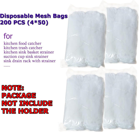 200 Sink Strainer Net Bags mesh bag for Sink strainer Basket Holder