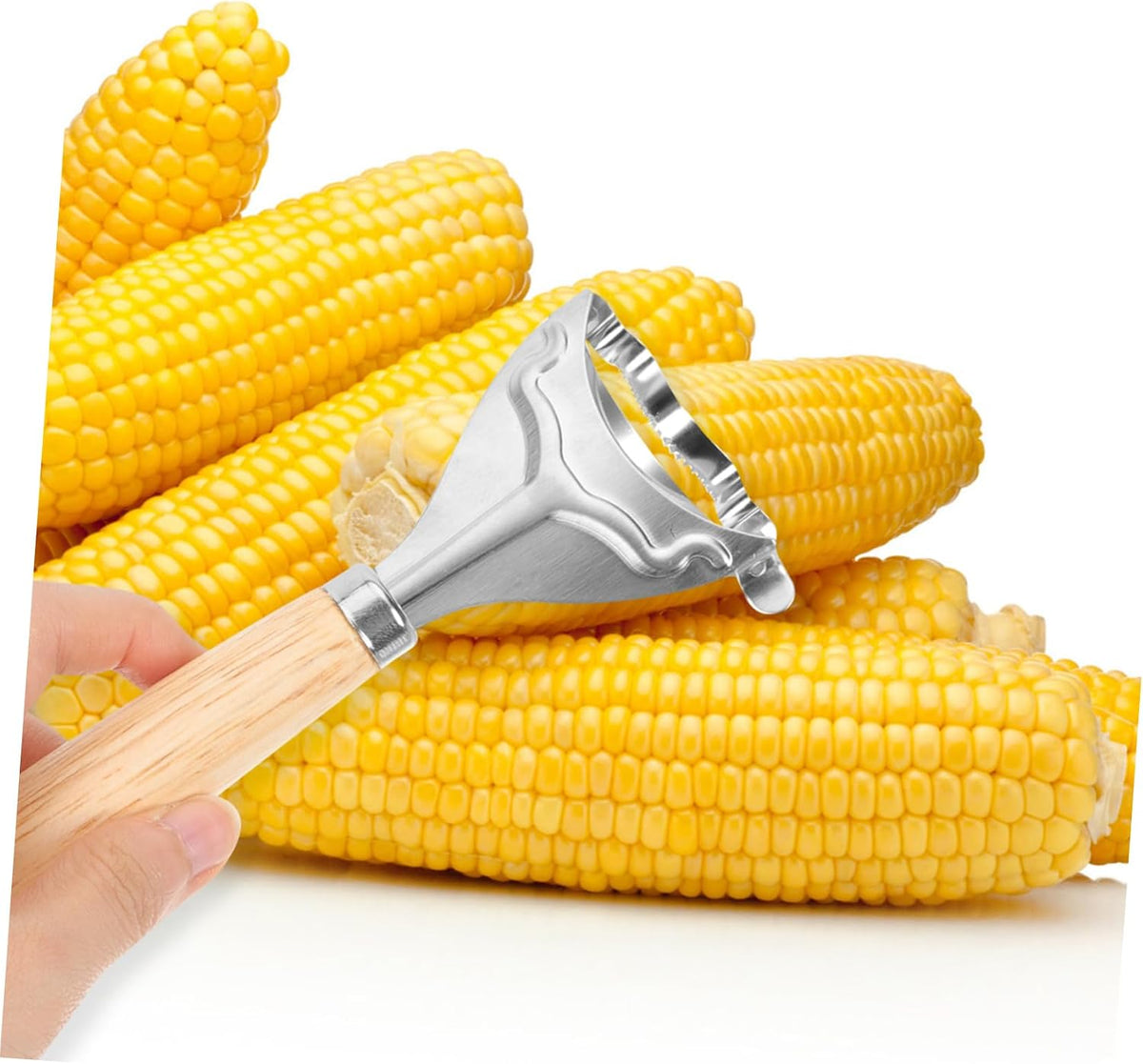 2pcs Corn Peeler Tool Corn Cob Stripper for Thresher Restaurant Stripping Tool
