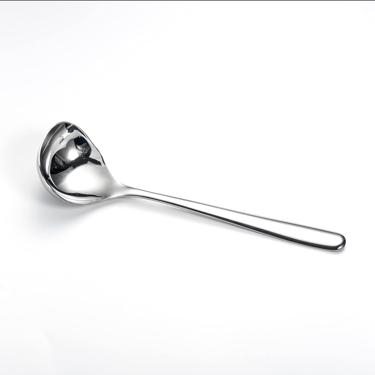 8-Inch Gravy Ladle SUS304 Stainless Steel Serving Ladle, Set of 4