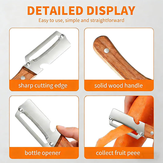 Multi-Functional Vegetable Peeler for Kitchen,2 in 1 Multi Functional Vegetable Peele,for Fruit Apple Potato Pumpkin Papaya Zucchini