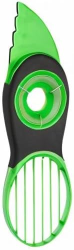 Good Grips Stainless Steel Pineapple Corer & Slicer + Good Grips 3-in-1 Avocado Slicer - Green