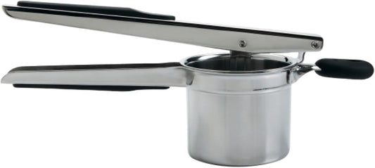 Good Grips Stainless Steel Potato Ricer and Good Grips Large Salad Spinner - 6.22 Qt., White