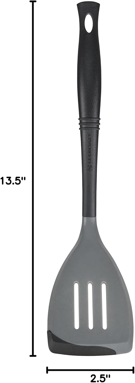 Revolution Bi-Material Slotted Spatula, 13.5" x 2.5", Cerise