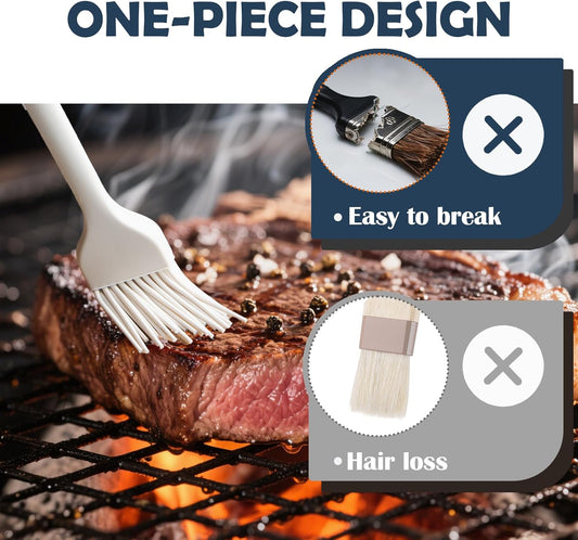 Meat Brush for Basting,Heat Resistant Silicone | 3PCS,Oil Butter Sauce Marinades for BBQ Grill Meat Brushes,Food-grade