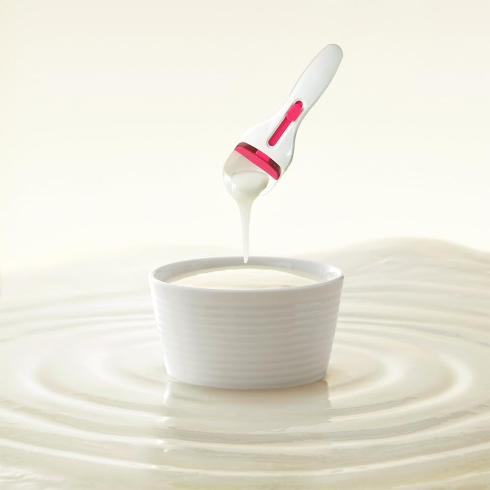 Cupcake Batter Dispenser Scoop with One-Touch Sliding Button - Professional Cake Batter Distribution Tool for Kitchen Baking - Easy Clean Pastry Batter Scoop for DIY Cupcakes & Pancakes