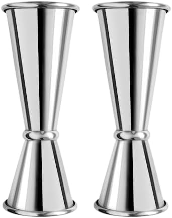 Measuring Shot Glass with Measuring Lines, 3oz / 90ml - Bartender Accessories, Jigger for Bartending, Shot Glass Measuring Cup with Ounces & Milliliters