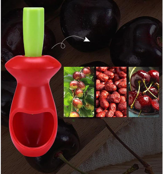 Cherry Pitter Tool Strawberry Core Remover Strawberry Huller Olive Pitter Tool Cherry Corer Fruit Core Remover for Make Dishes, Cherries Pie,Cocktail Cherries