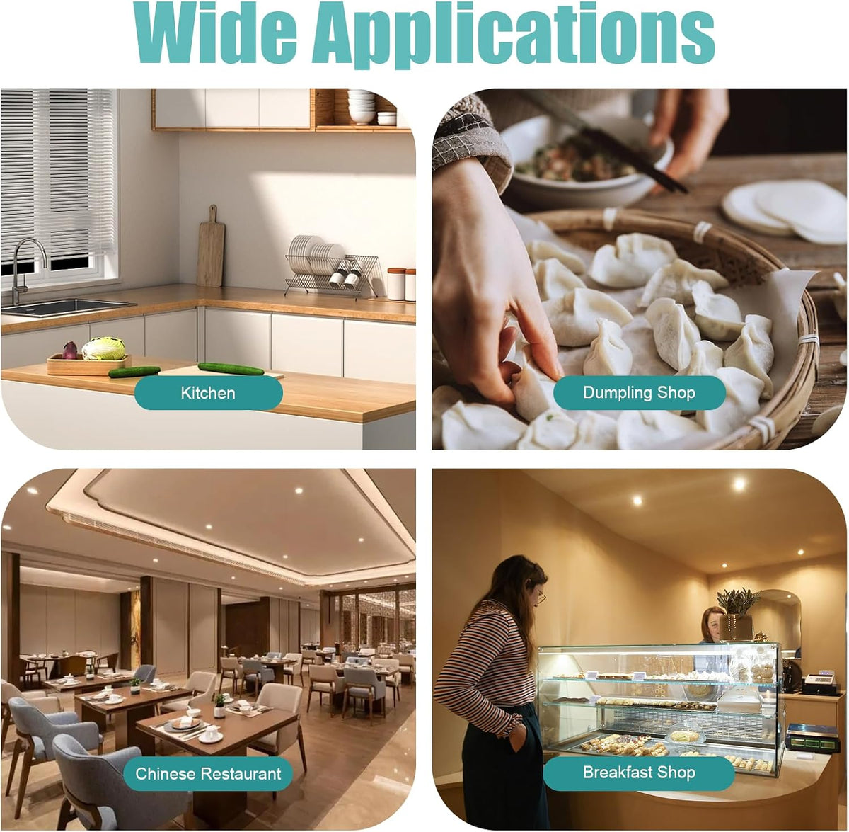 Electric Dumpling Wrappers Maker, 140W 110V Commmercial Automatic Dumpling Wrappers Maker Restuarant Dumpling Skin Processing Machine Round Mold Wonton Processing Equipment for Breakfast Street Shops
