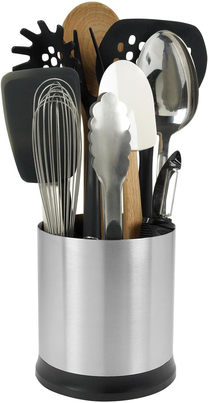 Good Grips Stainless Steel Rotating Utensil Holder