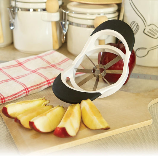 Fox Run Apple Slicer and Corer, 4.25 x 7 x 2 inches, White