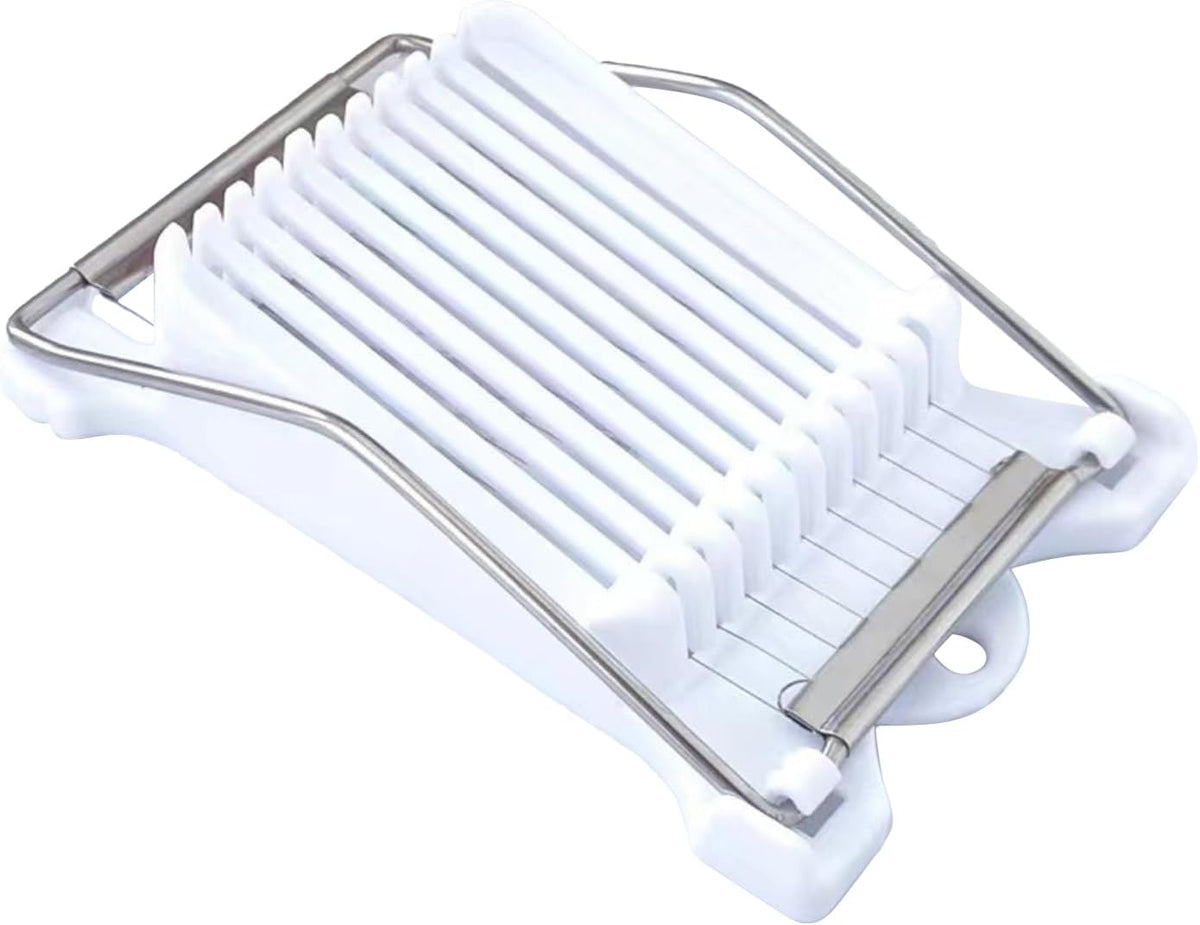Luncheon Meat Slicer, Boiled Egg Fruit Soft Cheese Butter Slicers Cutter, Stainless Steel Wires, Cuts 10 Slices