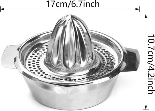 Stainless Steel Citrus Orange Juicer Lemon Lime Fruit Hand Squeezer Kitchen Tool