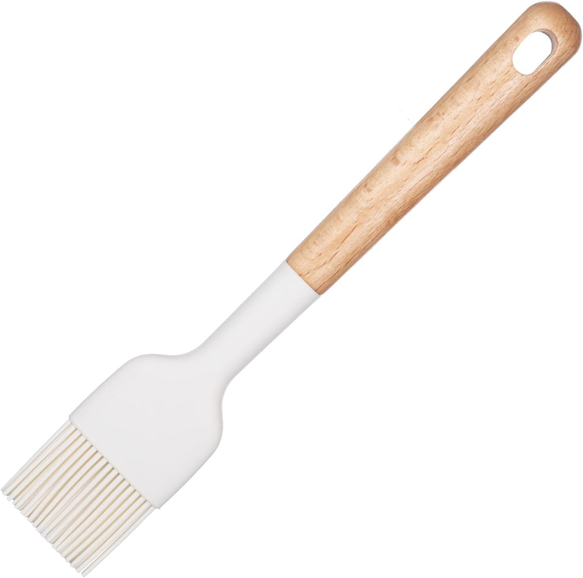 Silicone Basting Pastry Brushes, 2 Pcs Heat Resistant Pastry Brush with Wooden Handle, Oil Brush Food Cooking Brushes Kitchen Utensils for BBQ, Butter, Sauce, Marinade, Baking, Grill Dishwasher Safe