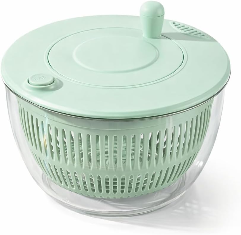 Salad Spinner 7‑Piece Multifunction Set – Lettuce Spinner, Vegetable Washer, Salad Chopper, Slicer, Shredder & Grater – Salad Bowl with Lid & All‑in‑One Kitchen Gadget for Easy Prep