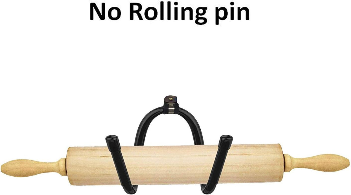 Rolling Pin Holder & Display Rack - Wall Mount Storage - Multi-Purpose Bottle Rack