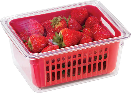 5169 Berry Bin - Single Basket, Red