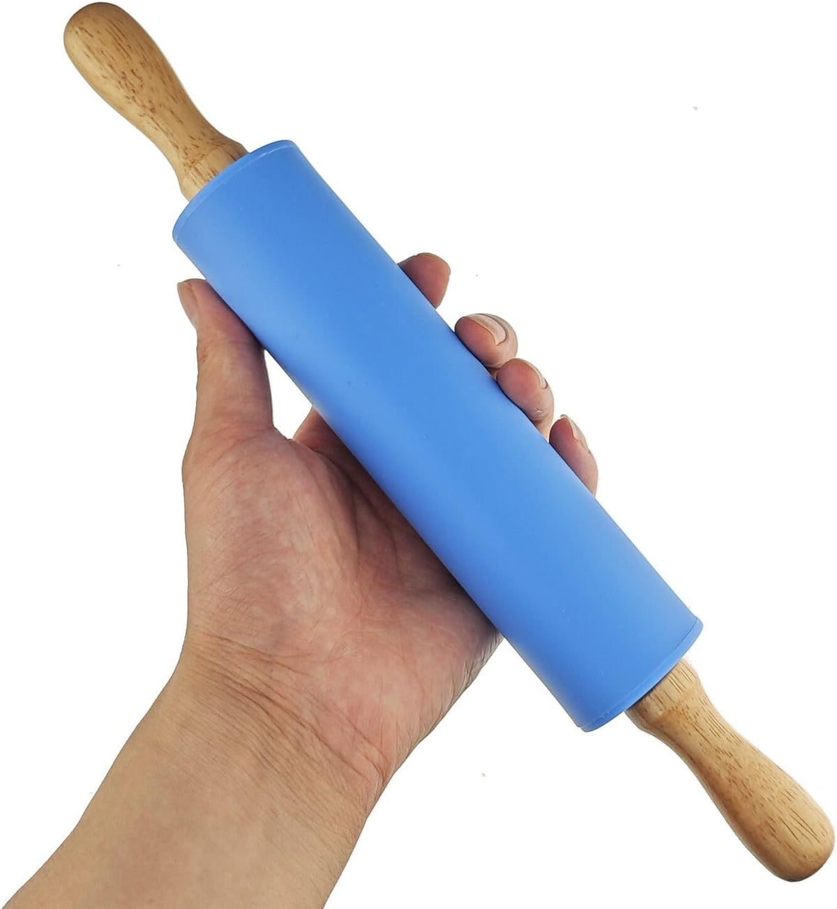 6 Pack Mini Small Rolling Pin for Kids, Kids Rolling Pin Wooden Handle (9 Inch)
