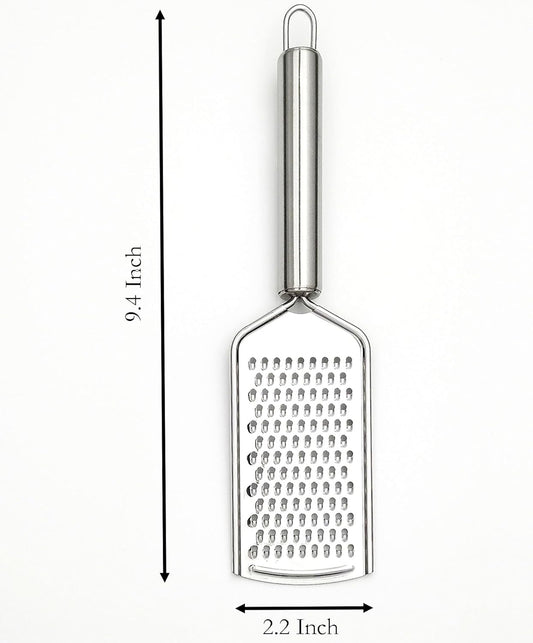 Cheese Grater, 9.4 Inch x 2.2 Inch Stainless Steel Vegetables Zester for Vegetables, Cheese, Fruits and Lemon (1)