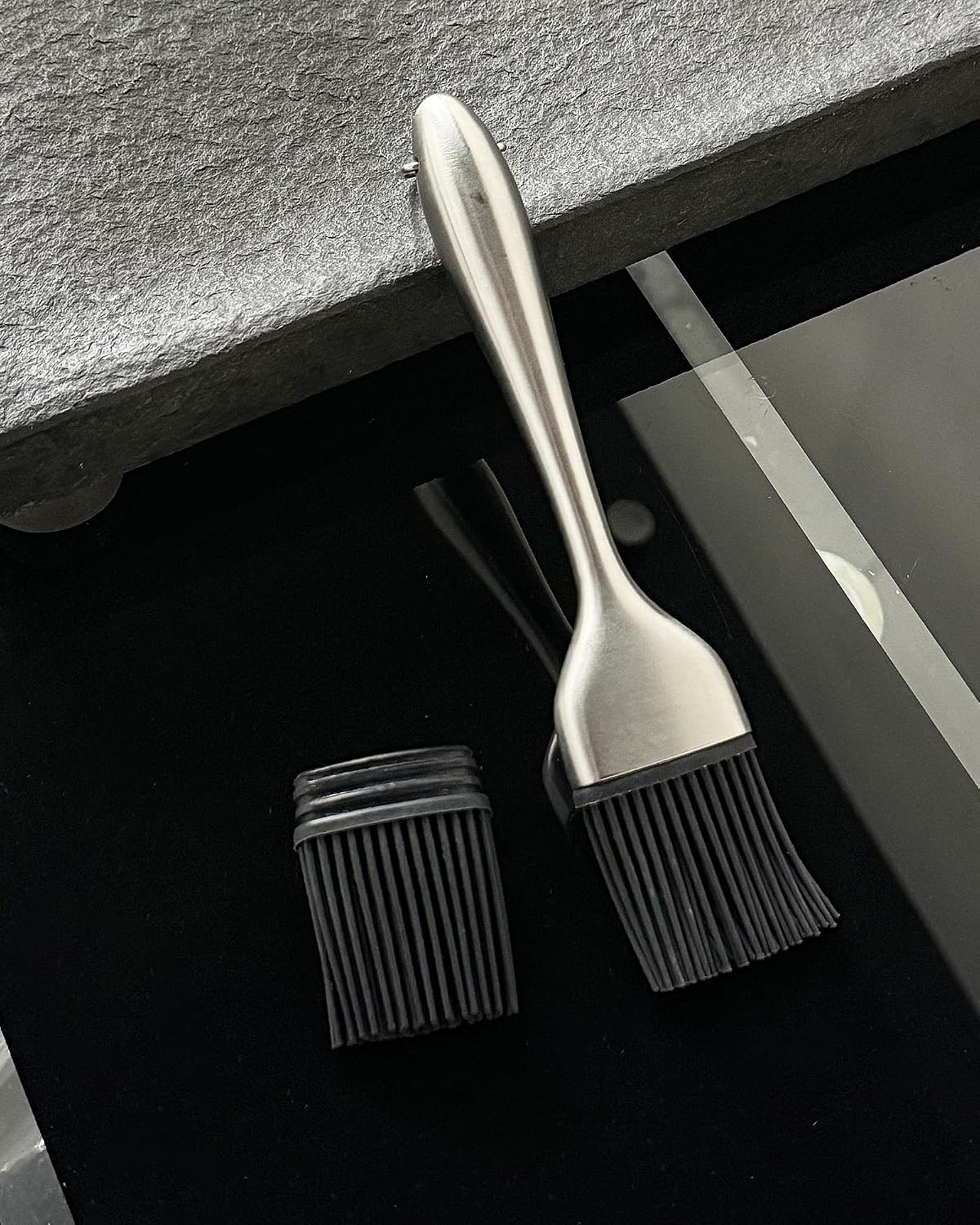 Stainless Steel Basting Pastry Basting Brush 7.87in Cooking Brush