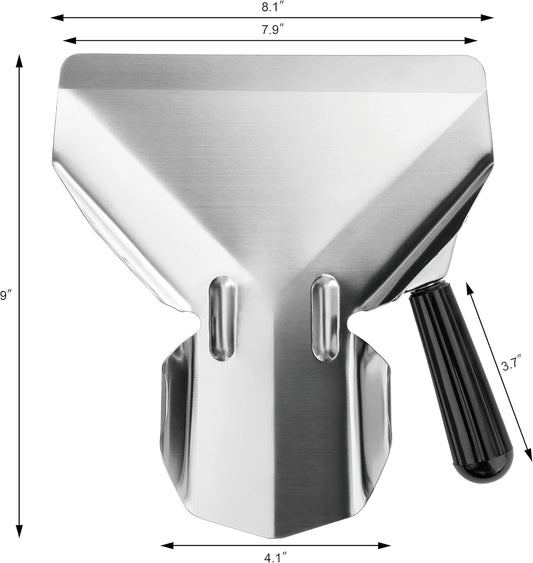 37807 Stainless Steel Commercial French Fry Bagger, Right Handle