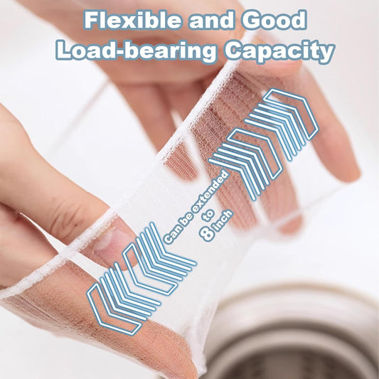 200 PCS Kitchen Mesh Sink Strainer, Disposable Sink Strainer Covers, Drain Nets for Kitchen Sink for Collecting Kitchen Food Waste Leftover Garbage