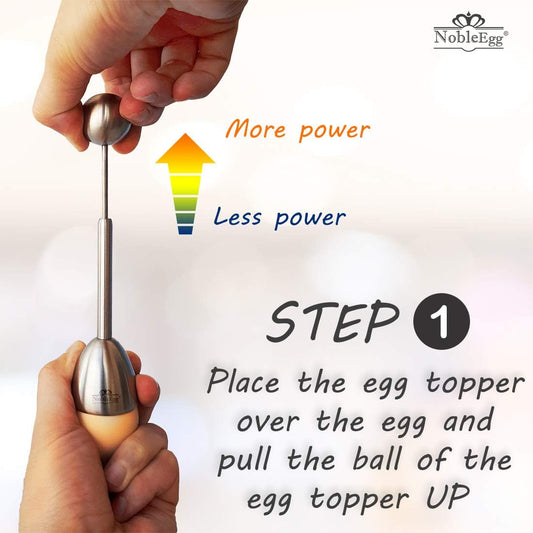 Egg Topper Opener Cracker Tool | Easily Cut and Remove the Top of Soft-Boiled Eggs