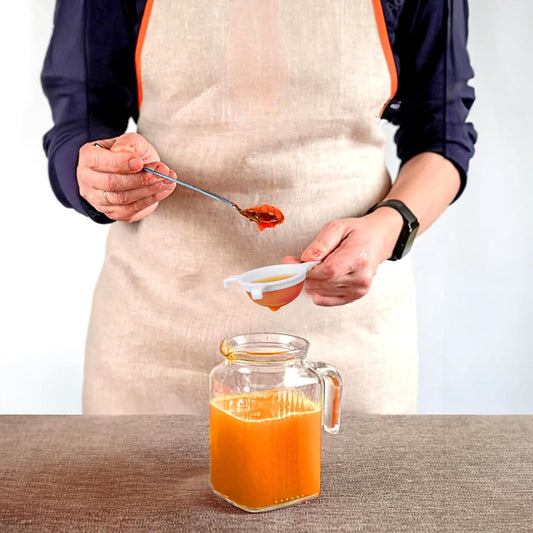 Kitchen Double-Ear Fine Mesh Strainers, BPA Free, Set of 4 Sizes Includes 3, 4, 5.5, and 7-Inch Diameter