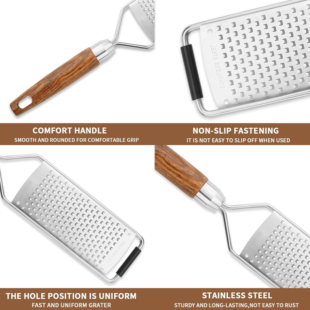 Professional Multi-Purpose Stainless Steel Cheese Grater