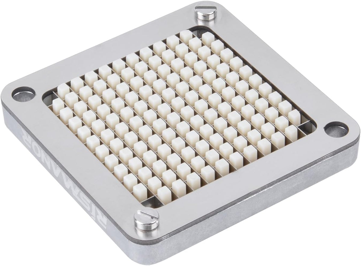 1/2" 1/4" 3/8" Multi-model universal Stainless Steel Replacement Chopper Blade & Pusher Block Set For Commercial Vegetable Cutter Dicer Strip Interchangeable Blade (3/8 inch)