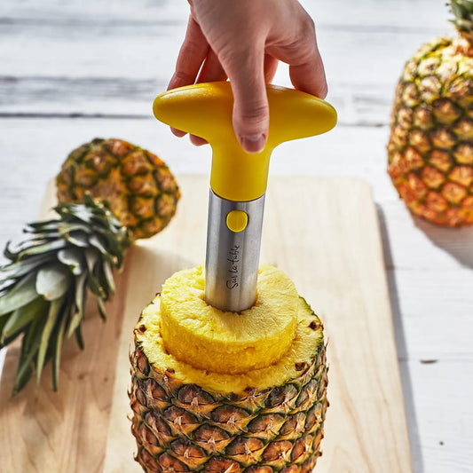 Pineapple Corer and Slicer, Yellow