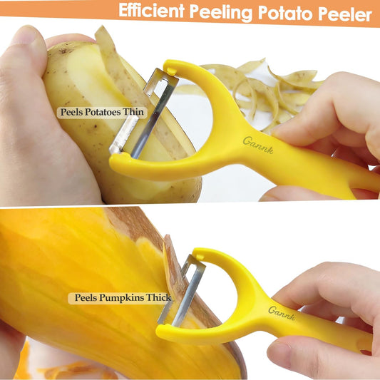 Vegetable Potato Peelers for Kitchen, Y Peeler for Apple Fruit Carrot Zucchini Cucumber Potatoes, Good Grip Veggie Peeler Makes Peeling Very Easy