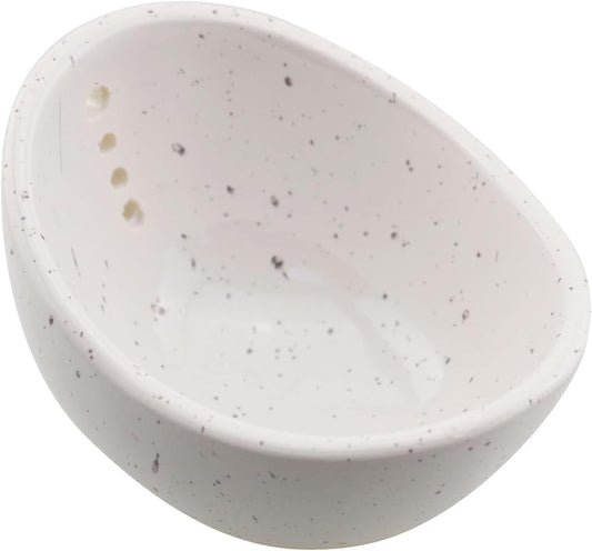 Ceramic Structure Herb Stripper Adjustable 4 Hole Design Pottery Tool for Separating Leaves and Stems