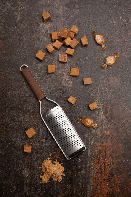 Master Series Wood Handle Stainless Steel Frame Coarse Blade Cheese Grater
