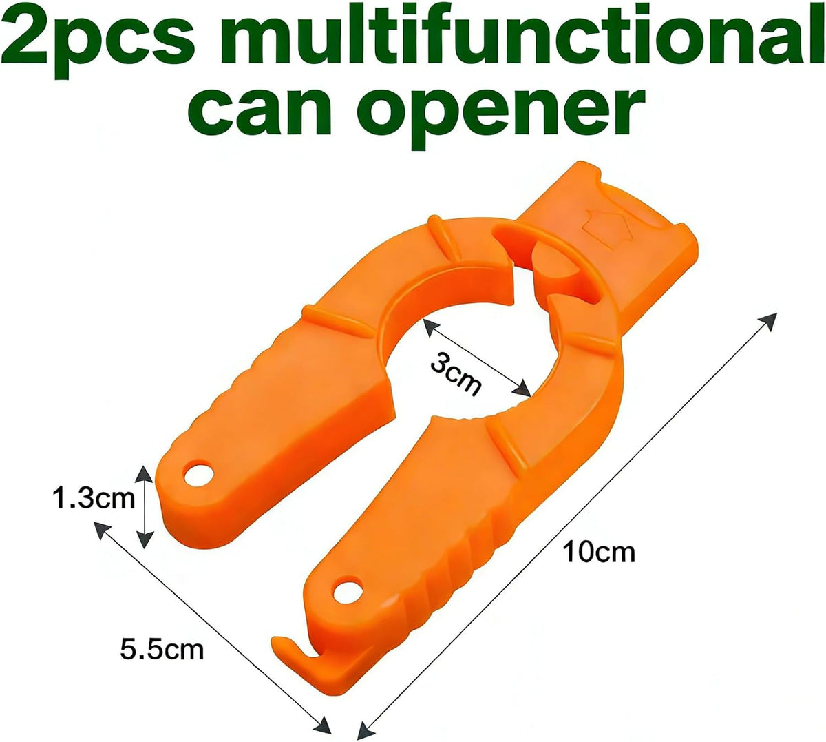 Can and Bottle Opener, 2-Pack Easy-Grip Opener for Weak Hands