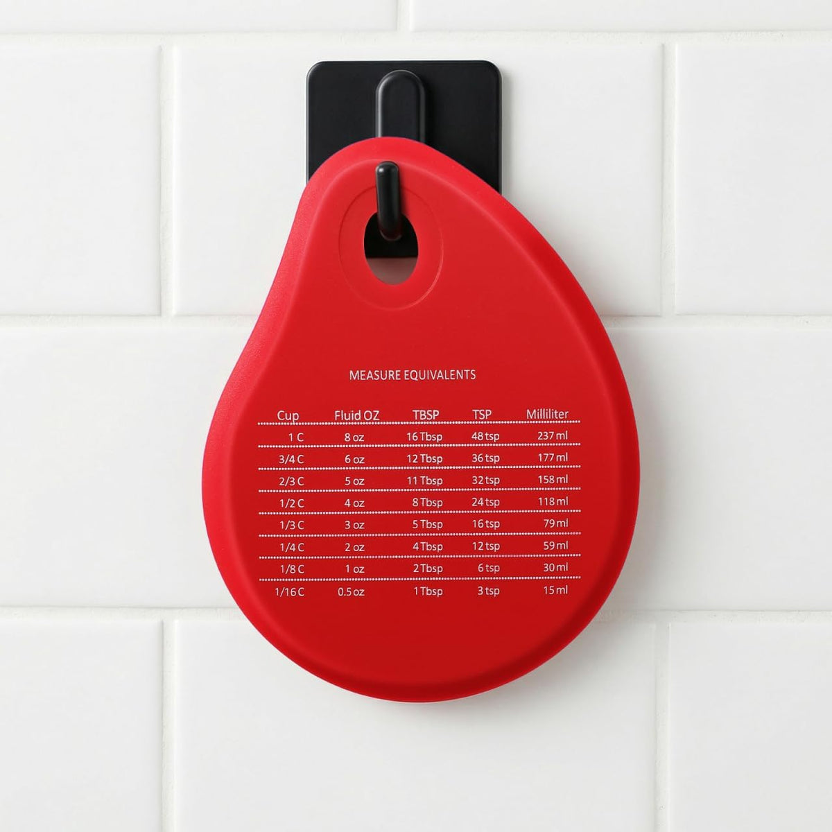 Silicone Dough Scraper Red 4.99", Flexible Bowl Scraper