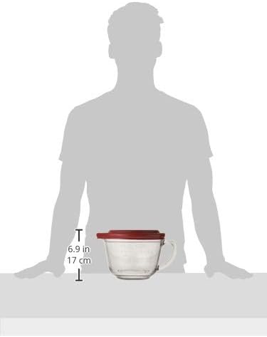Batter Bowl, 2 Quart Glass Mixing Bowl