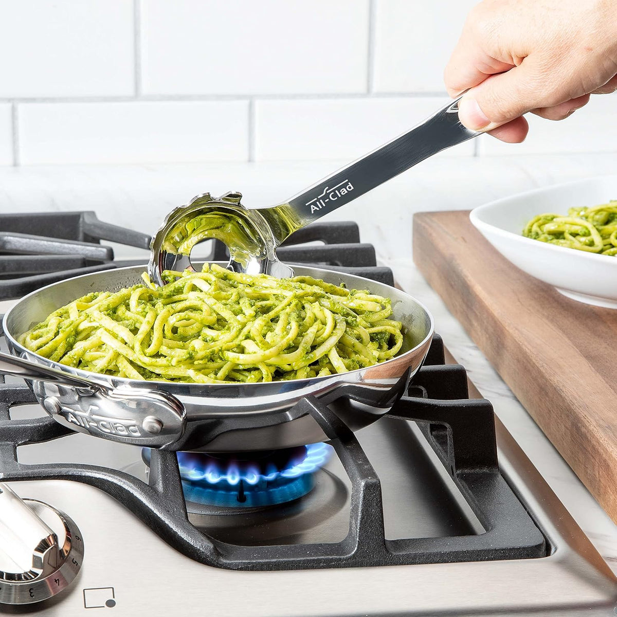 Specialty Stainless Steel Kitchen Gadgets Pasta Ladle Kitchen Tools, Kitchen Hacks Silver