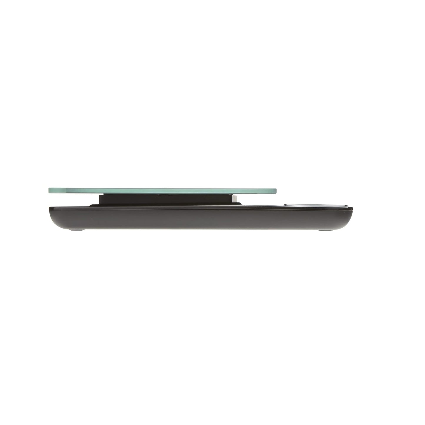 Glass Top Food Scale with Touch Controls, 11 lb Capacity, Sleek Black Design for Precision Food Measurement in Grams and Ounces