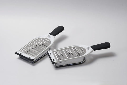 Pearl Metal CC-1605 Slicer, Julienne Slicer, Double-Sided, Thin, Thick, Container Included, Stopper Included
